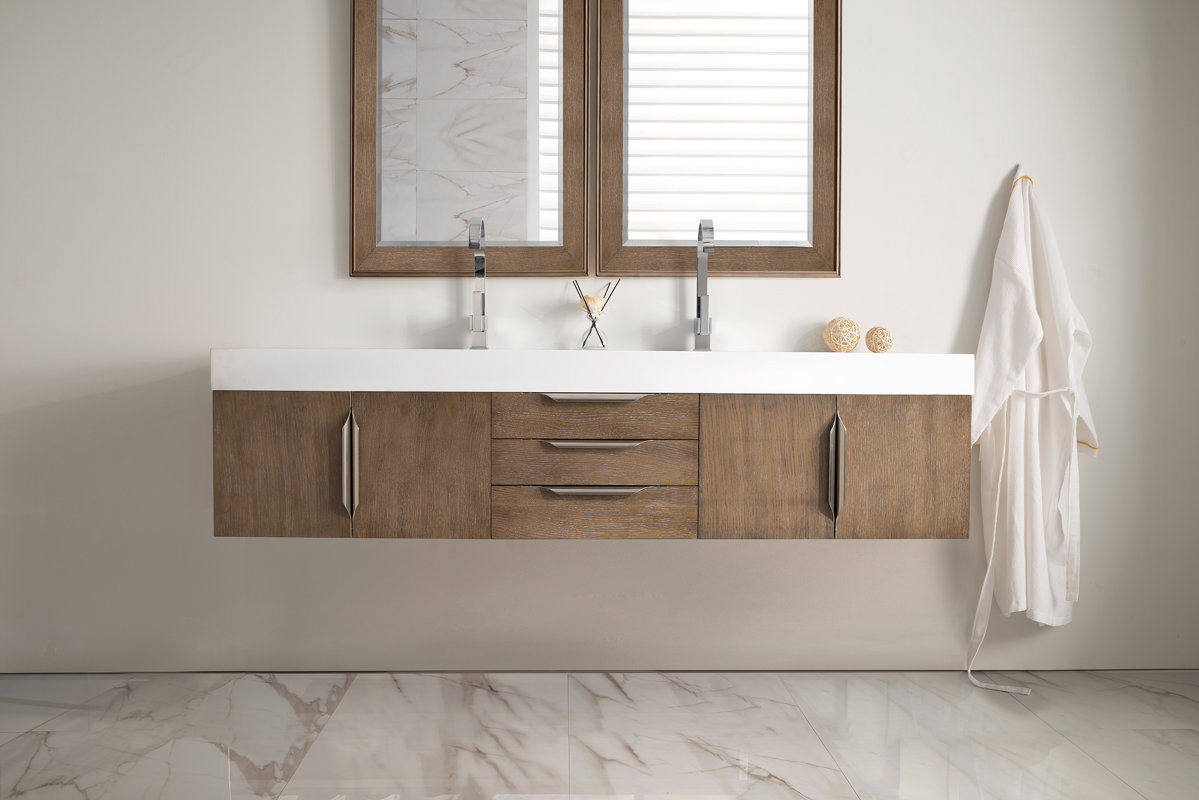 Brayden Studio Hukill 72 Double Bathroom Vanity Set Reviews Hukill 72 Double Bathroom Vanity Set