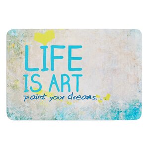 Life Is Art Bath Mat