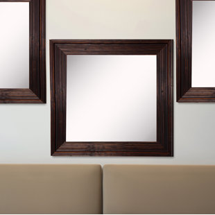 Gray Barnwood Mirror Wayfair Kimzey Barnwood Wall Mirror Set Of 3
