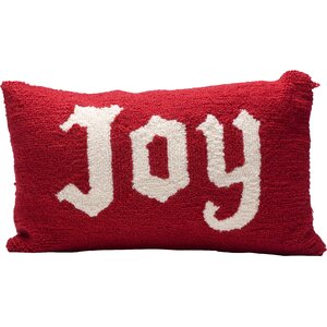 Hooked Joy Christmas Lumbar Pillow