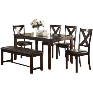 Maria 6 Piece Dining Set by A&J Homes Studio