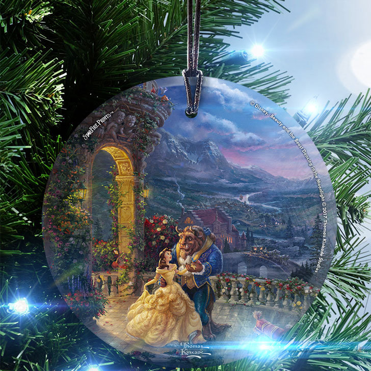 disney beauty and the beast dancing in the moonlight hanging shaped ornament - Disney Beauty And The Beast Christmas Decorations disney beauty and the beast dancing in the moonlight hanging shaped ornament - Disney Beauty And The Beast Christmas Decorations