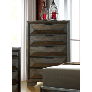 Bender Contemporary 5 Drawer Chest by ..