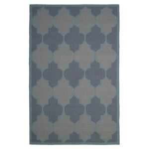 Wool Hand-Tufted Gray/Blue Area Rug