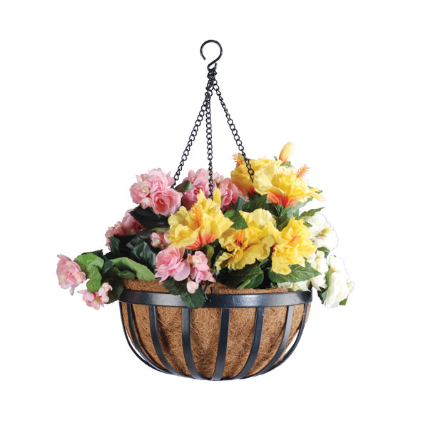 Charlton Home Zephyr Metal Hanging Planter Reviews Wayfair