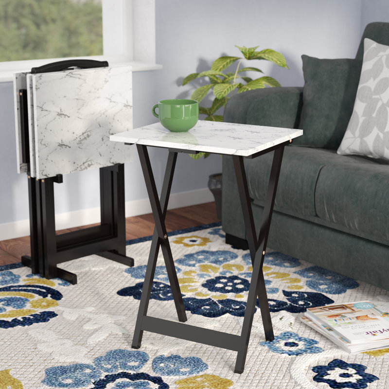 Andover Mills Reitman 5 Piece TV Tray Set & Reviews | Wayfair Andover Mills Reitman 5 Piece TV Tray Set & Reviews | Wayfair