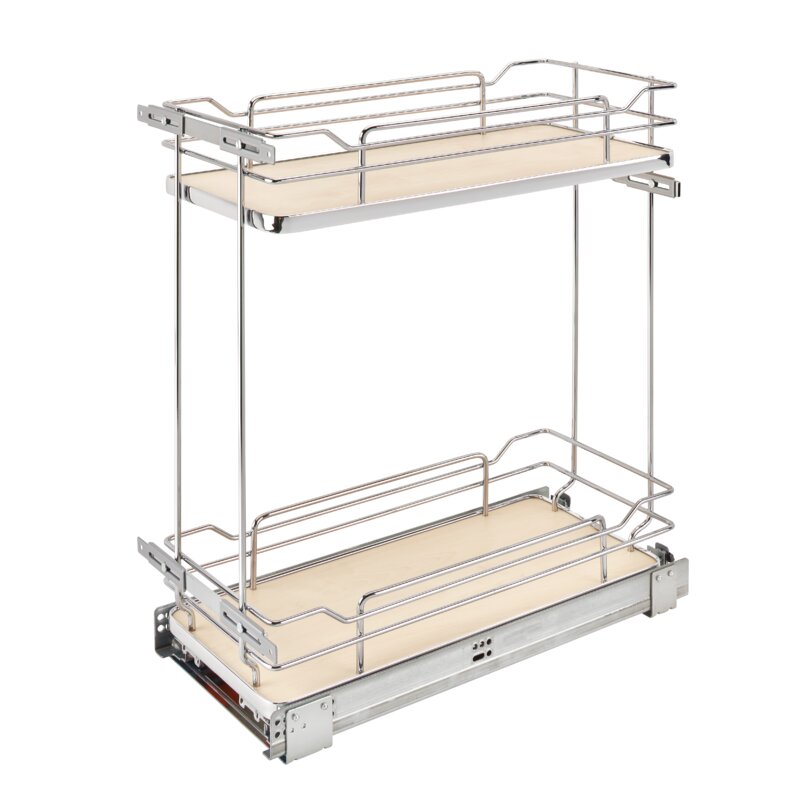 Rev-A-Shelf 2 Tier Wire Organizer Pull Out Drawer | Wayfair