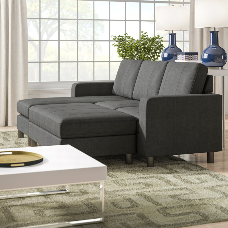 Three Posts Askerby Modular Sectional With Ottoman Reviews Wayfair The Look