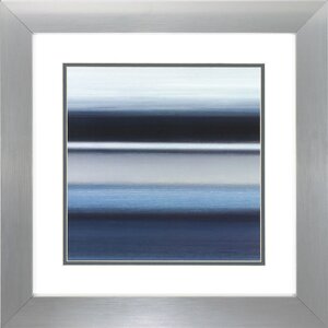 Indigo 2 Piece Framed Graphic Art Set