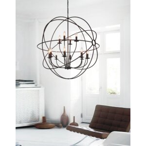 Bird Cage 12-Light Candle-Style Chandelier