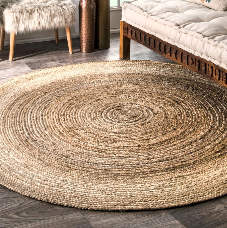 Beachcrest Home Latham Rigo Jute Hand Woven Tan Area Rug Reviews Latham Rigo Jute Hand Woven Tan Area Rug