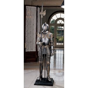 16th Century Italian Armor with Halberd Statue