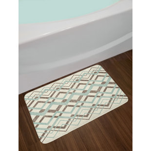 Thick Plush Bathroom Rugs Wayfair Chevron Overling Lines Thin And Thick Old Clical Non Slip Plush Bath Rug