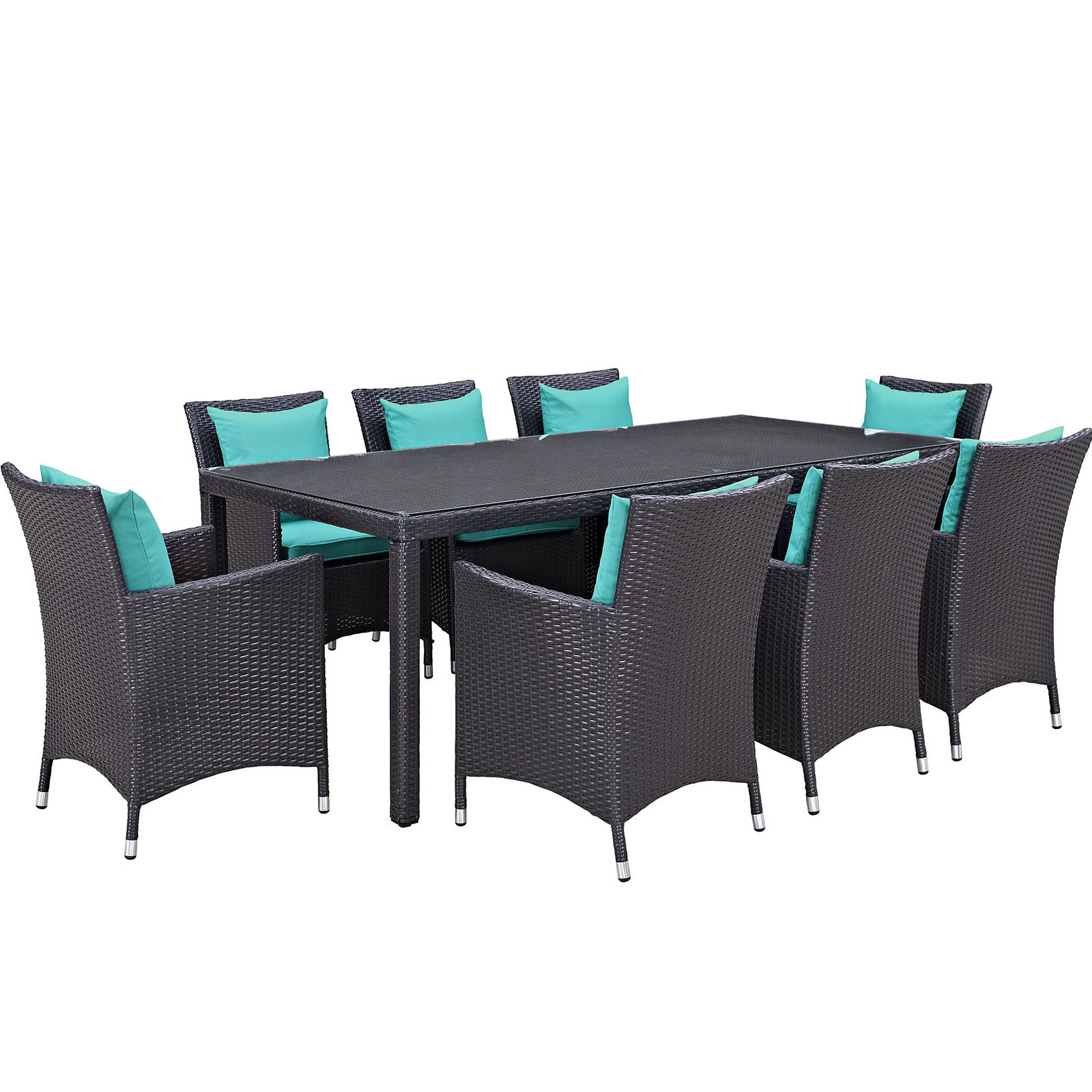 Bwood 9 Piece Outdoor Patio Dining Set With Cushions Reviews Bwood 9 Piece Outdoor Patio Dining Set With Cushions Reviews Joss Main