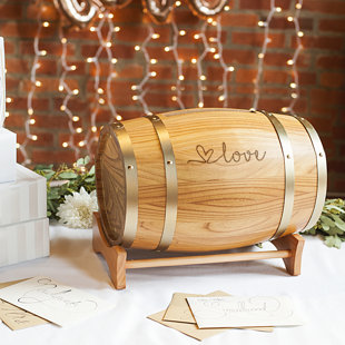 Lovely 77 Love Wine Barrel Card Holder
