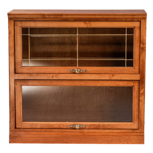 35 Inch Wide Bookcase Wayfair Mcintosh Traditional Legal Barrister Bookcase