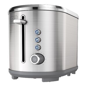 2-Slice Extra-Wide Slot Stainless Steel Toaster