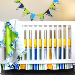 Rockstar Simply Bold 4-Piece Crib Bedding Set