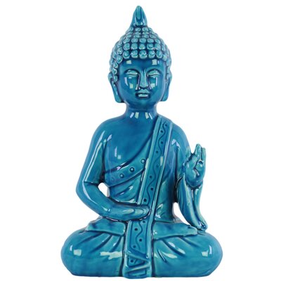 Sitting Buddha Figurine | Wayfair