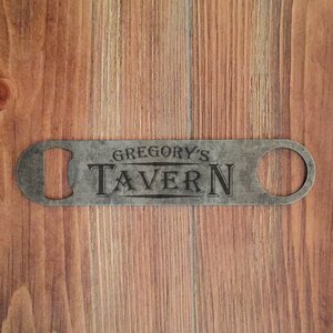 Personalized Tavern Beer Bottle Opener