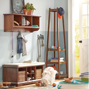 Crannell 3 Tier Tower Shoe Coat Rack