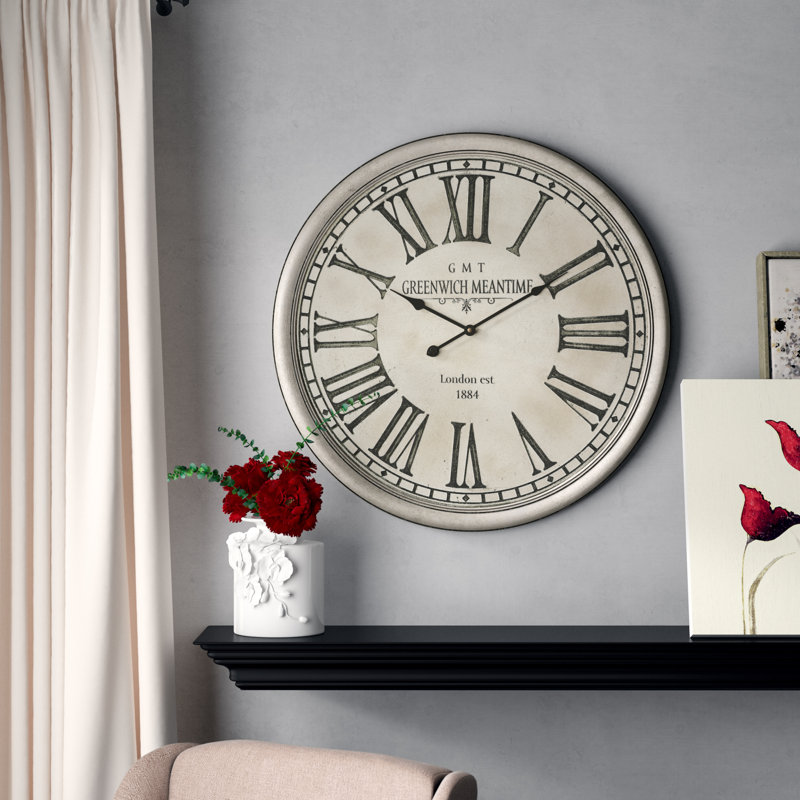Schöne Große Wanduhr Wayfair Hill Interiors Wanduhr Greenwich 80 cm