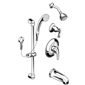 FloWise Commercial Shower System Kit