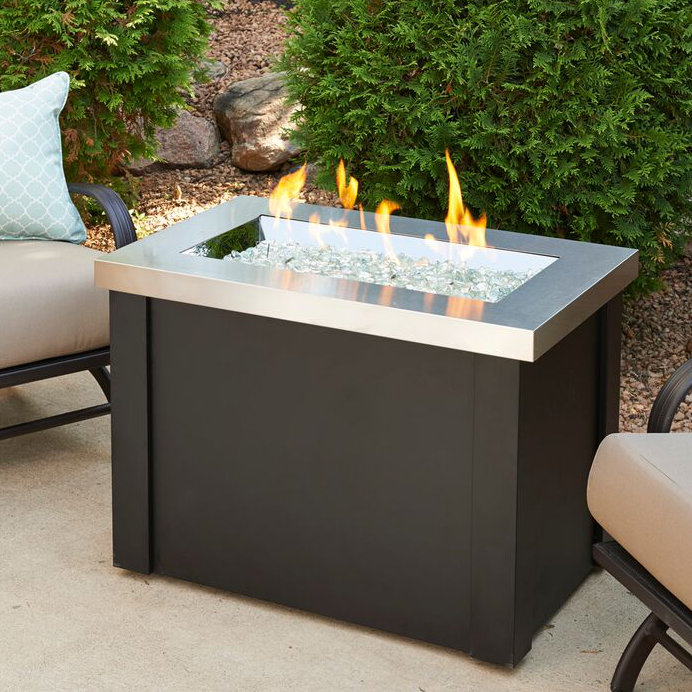 The Outdoor Greatroom Company Providence Metal Gas Fire Pit Table Providence Metal Gas Fire Pit Table