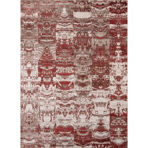 Victoria Red Area Rug