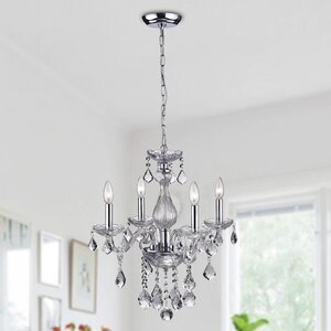 Arete 4-Light Crystal Chandelier