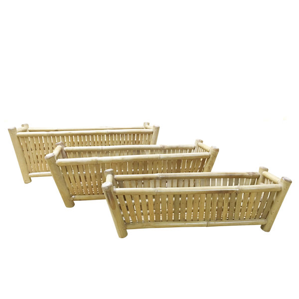 Buyers Choice Phat Tommy 3Piece Bamboo Planter Box Set Wayfair.ca
