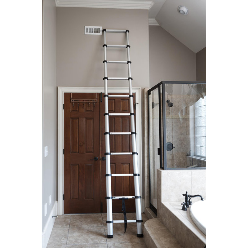 Cosco Home And Office Smartclose Telescoping 14 Ft Aluminum Extension Ladder With 300 Lb Load Capacity Wayfair Cosco Home And Office Smartclose Telescoping 14 Ft Aluminum Extension Ladder With 300 Lb Load Capacity Wayfair