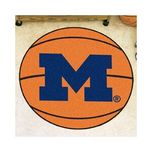 NCAA University of Michigan Basketball Mat