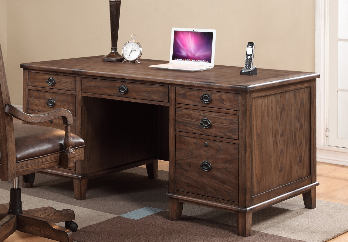 Turnkey LLC Alexander Drawer Executive Desk & Reviews Wayfair
