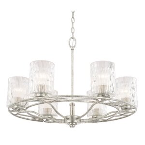 Knap 6-Light Shaded Chandelier