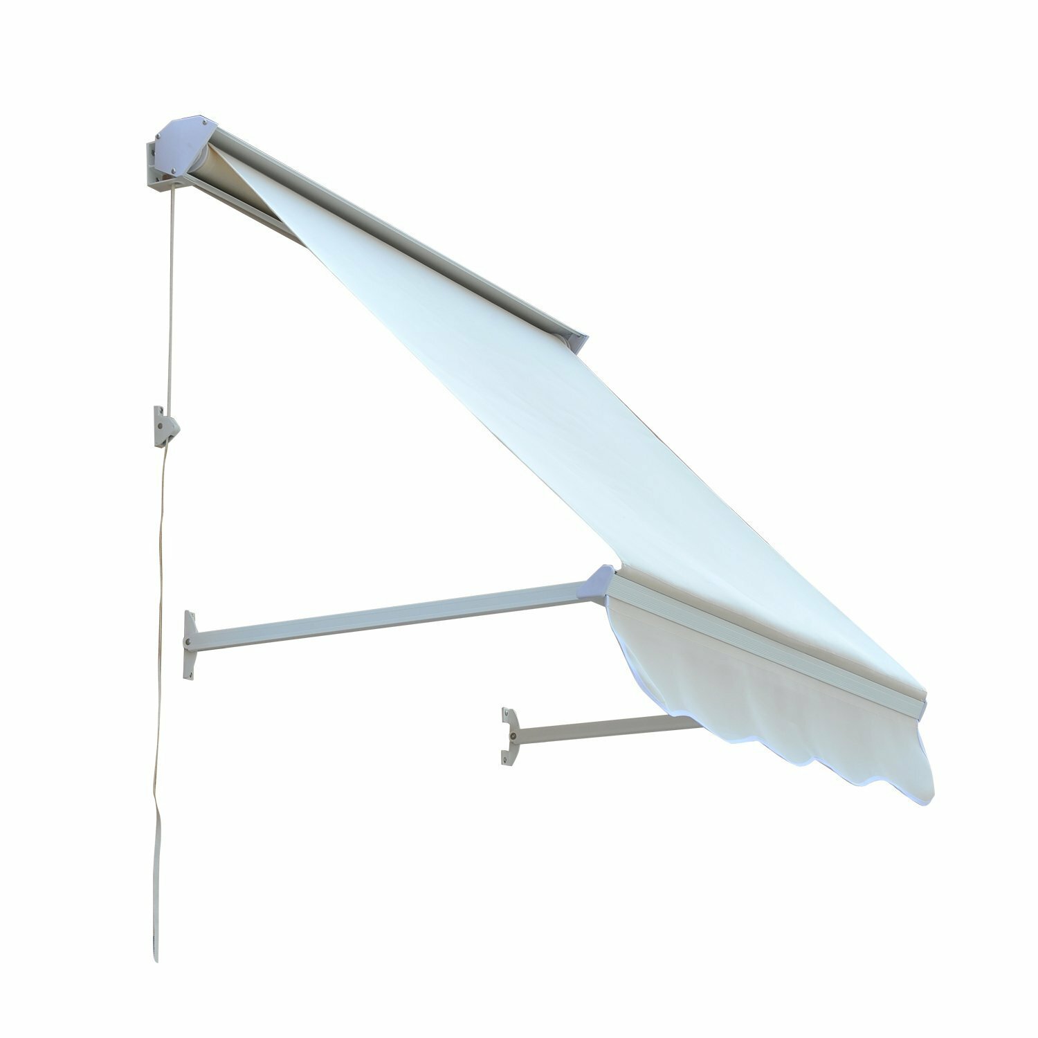 Outsunny 4 Ft W X 2 Ft D Retractable Window Awning Wayfair