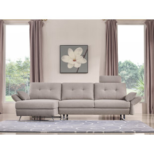 Crypton Fabric Sectional Wayfair Carnmore Fabric Sectional