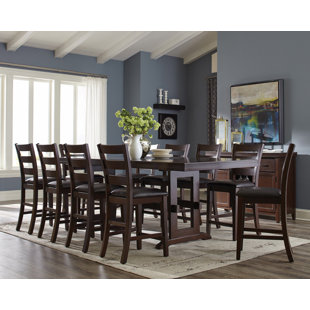 11 Piece Kitchen Dining Room Sets You Ll Love Wayfair Richmond 11 Piece Counter Height Extendable Dining Set