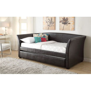 Leather Daybed Wayfair Moorehead Twin Daybed With Trundle