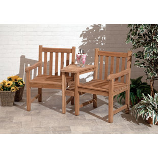 Tete A Outdoor Benches You Ll Love Wayfair Ohagan Teak Tete A Bench