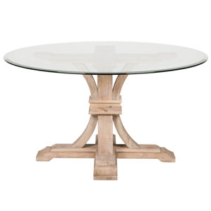 Round Glass Pedestal Dining Table pedestal kitchen & dining tables you'll love | wayfair Round Glass Pedestal Dining Table pedestal kitchen & dining tables you'll love | wayfair