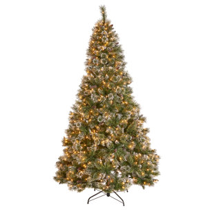 45 Green Spruce Tree Artificial Christmas With 250 White 45 Green Spruce Tree Artificial Christmas With 250 White
