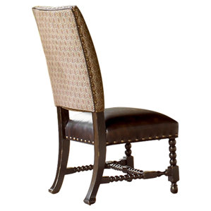 Kingstown Edwards Genuine Leather Upholstered Di..