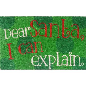 Sweet Home Dear Santa Doormat