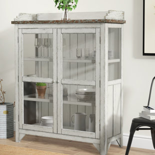 Console Curio Cabinet Wayfair Fredericksburg Console Curio Cabinet