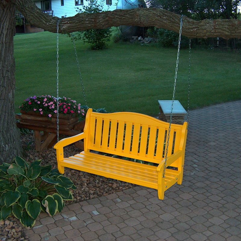 Prairie Leisure Design Garden Porch Swing & Reviews | Wayfair