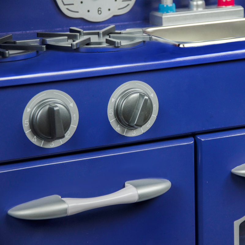 Blue Wooden Play Kitchen teamson kids wooden play kitchen set & reviews | wayfair Blue Wooden Play Kitchen teamson kids wooden play kitchen set & reviews | wayfair