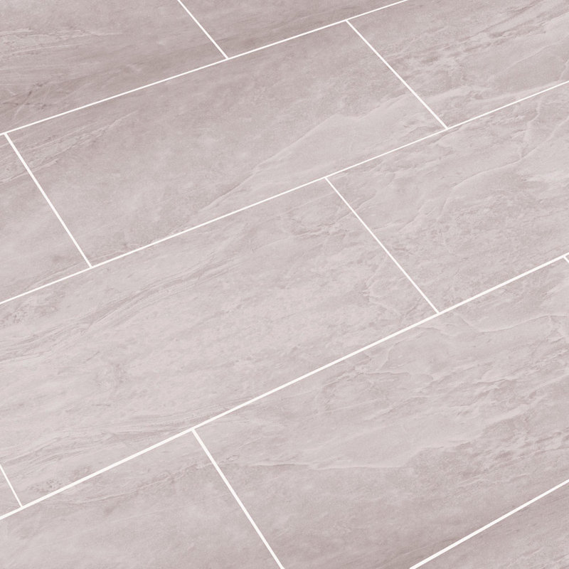Snapstone Luxury Thinline 12 X 24 Porcelain Field Tile In Oyster Luxury Thinline 12 X 24 Porcelain Field Tile In Oyster Gray