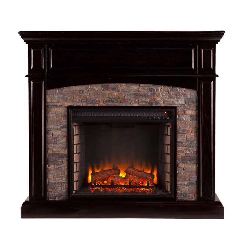 Alcott Hill Drumbare Corner Electric Fireplace & Reviews ...