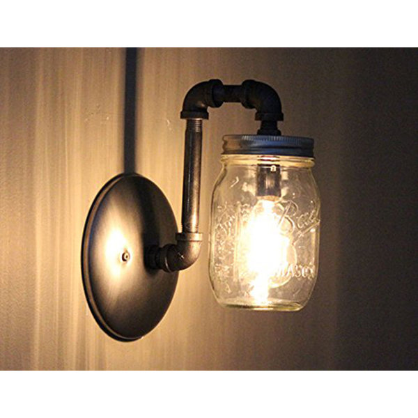 Mason Jar Wall Sconce Wayfair